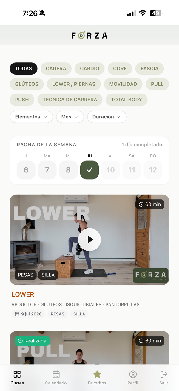 🔥 Sigue tu racha y progreso